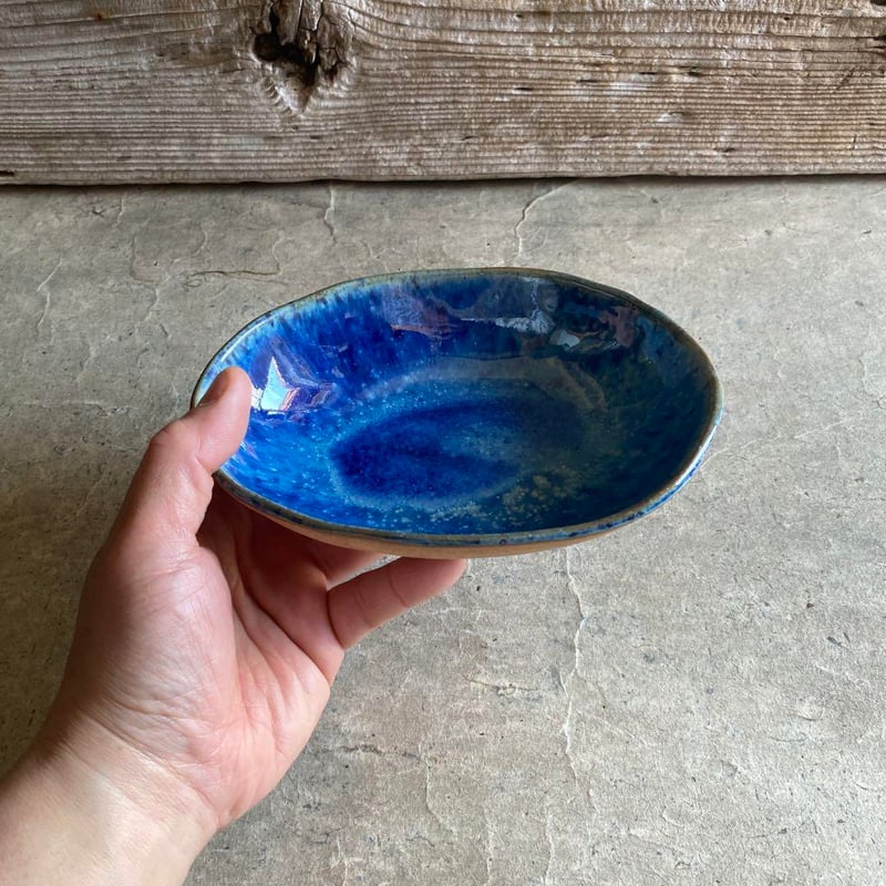 和陶器 益子焼 青釉たまご鉢（中） | MatsuBokkuri