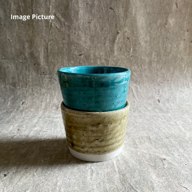 美濃焼 織部グリーン蕎麦猪口 | MatsuBokkuri