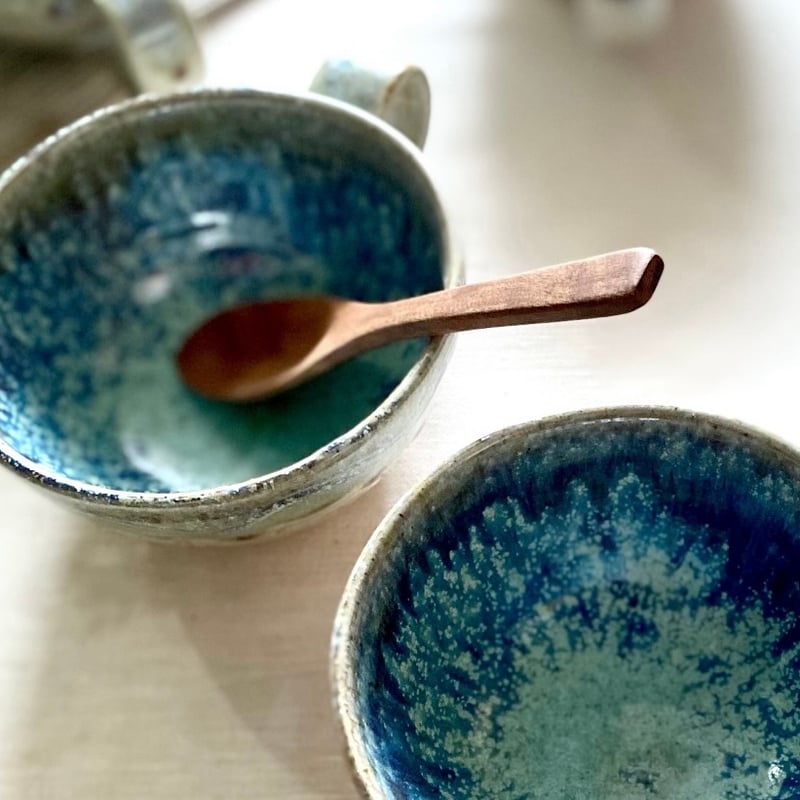 益子焼 スープカップ&ソーサー　陶芸家　作陶家　民藝品　#B 和雑貨 四季彩堂 オンラインショップ / 益子焼 スープカップ&ソーサー