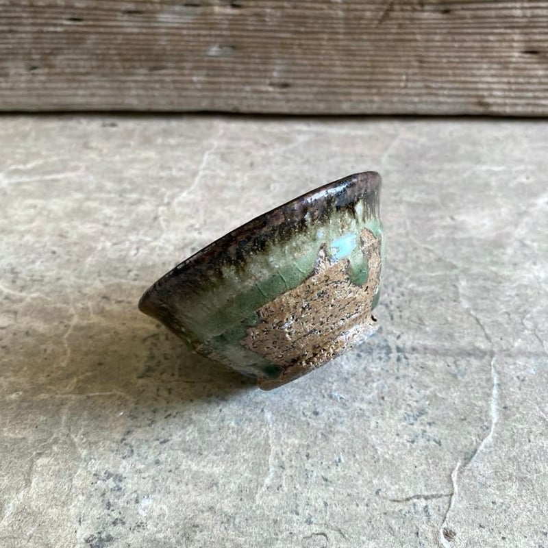 益子焼 古賀賢二 灰釉盃 | MatsuBokkuri