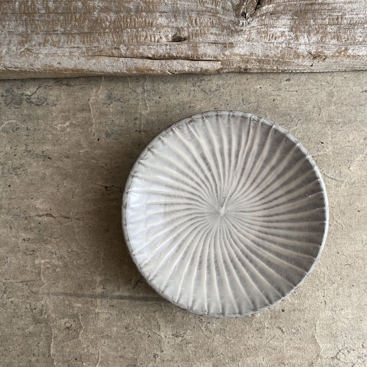 小石原焼 早川窯元 刷毛目5寸皿 | MatsuBokkuri