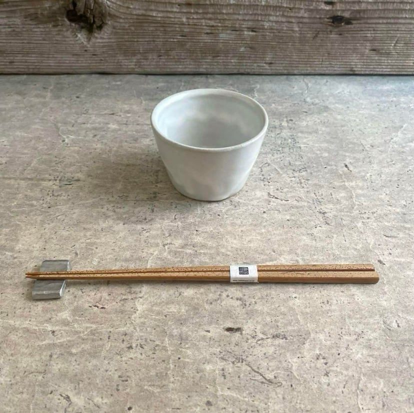 益子焼 白糠釉蕎麦猪口 | MatsuBokkuri