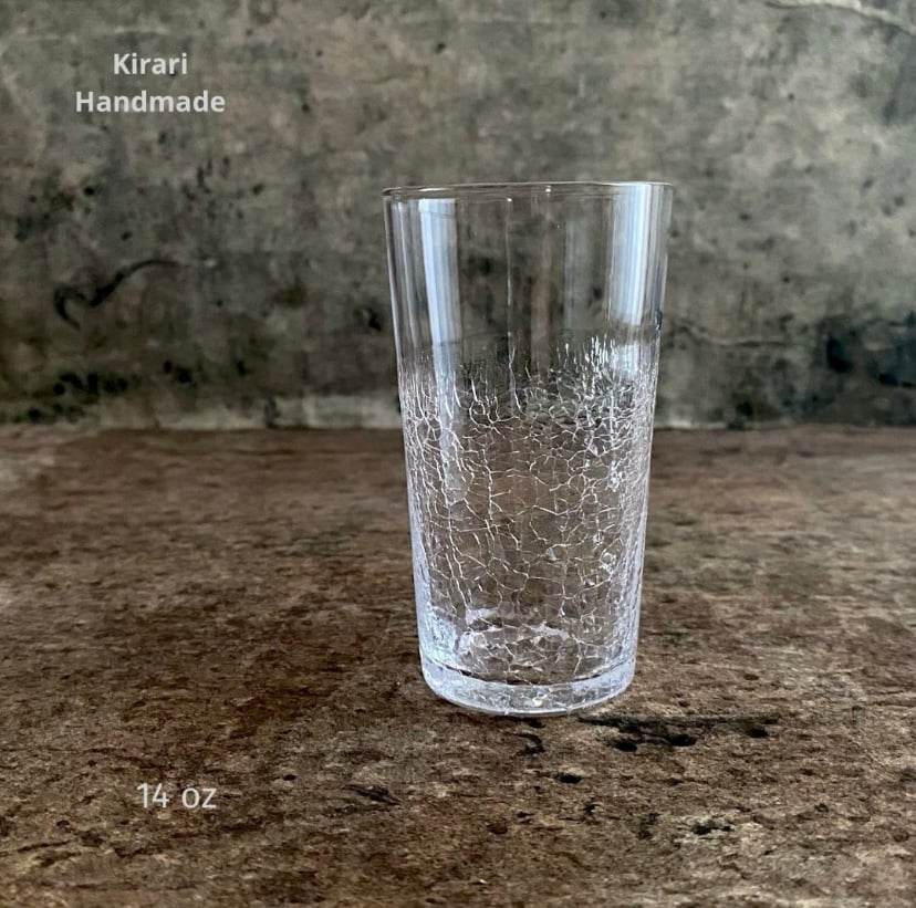 Tanyaさま限定♦北斎Baccaratオンリーワングラス 和硝子 Kirari薄造り14オンスタンブラー | MatsuBokkuri