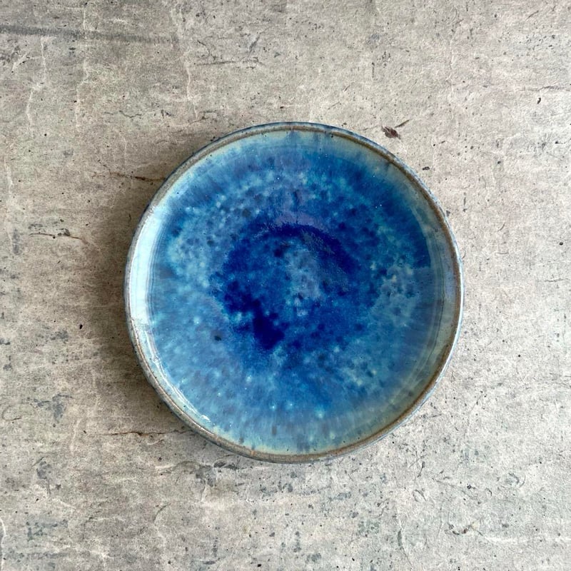 益子焼　皿 益子焼 二彩5寸丸皿 | MatsuBokkuri