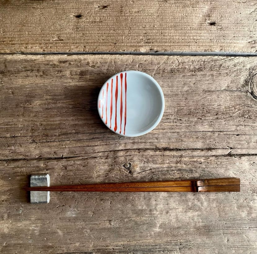 波佐見焼 康創窯 豆皿 お手塩皿（錦十草） | MatsuBokkuri