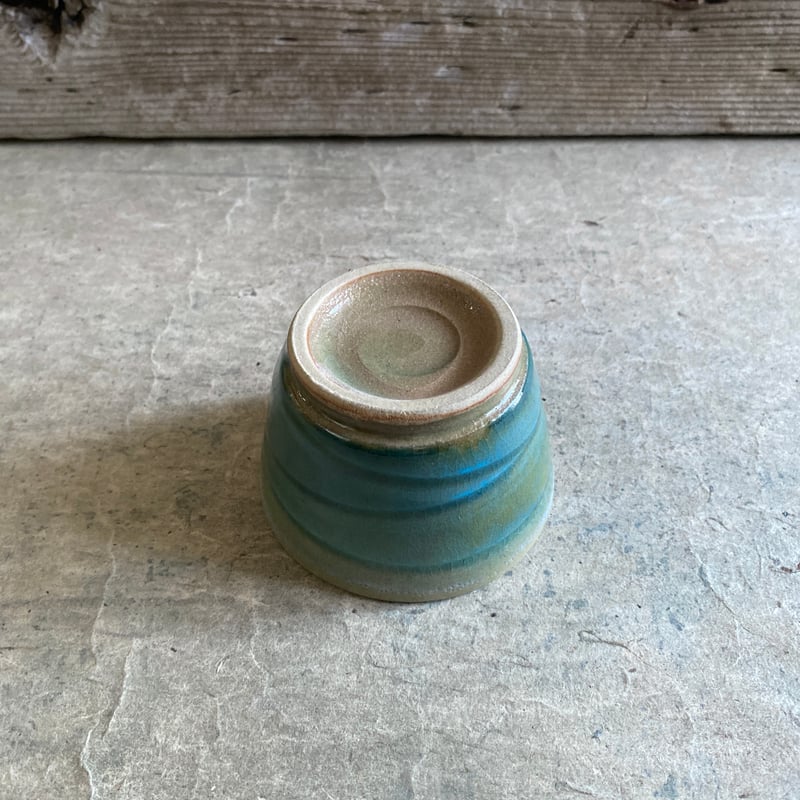 益子焼 トルコ硝子釉 蕎麦猪口 | MatsuBokkuri