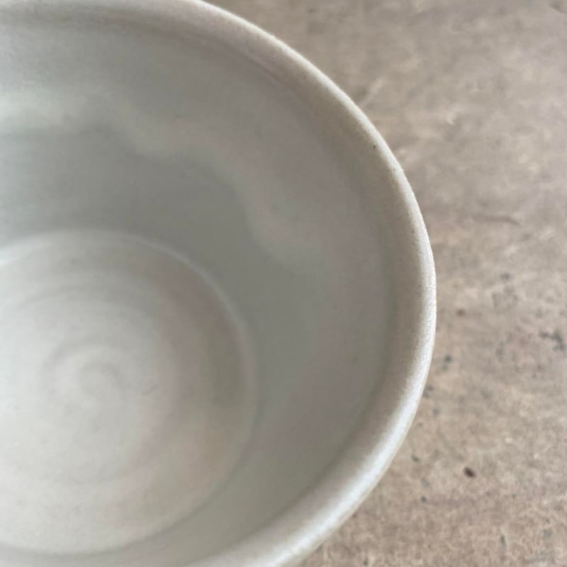 益子焼 白糠釉蕎麦猪口 | MatsuBokkuri