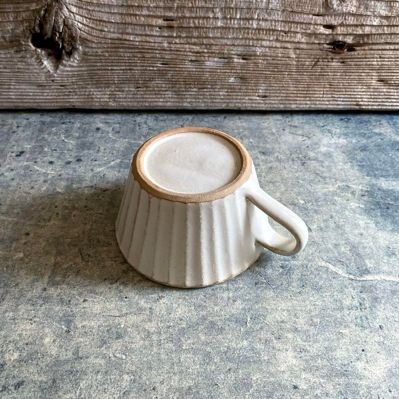 益子焼 kinariしのぎスープカップ | MatsuBokkuri