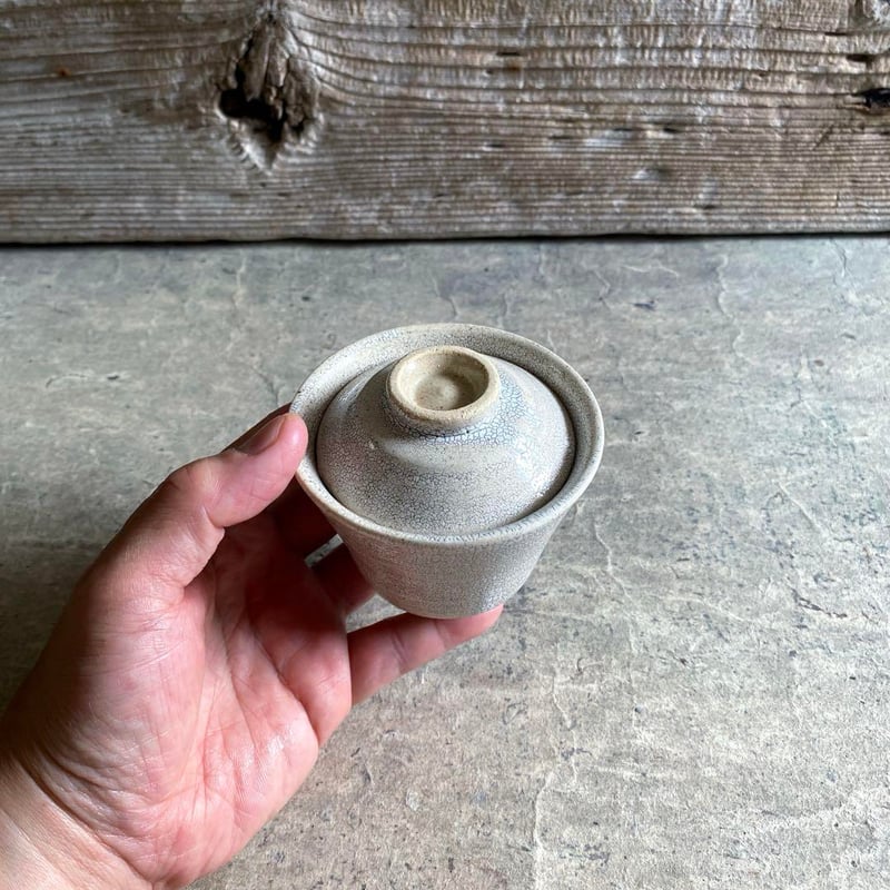 美濃焼 兵山窯 錆かいらぎ蓋付珍味碗 | MatsuBokkuri