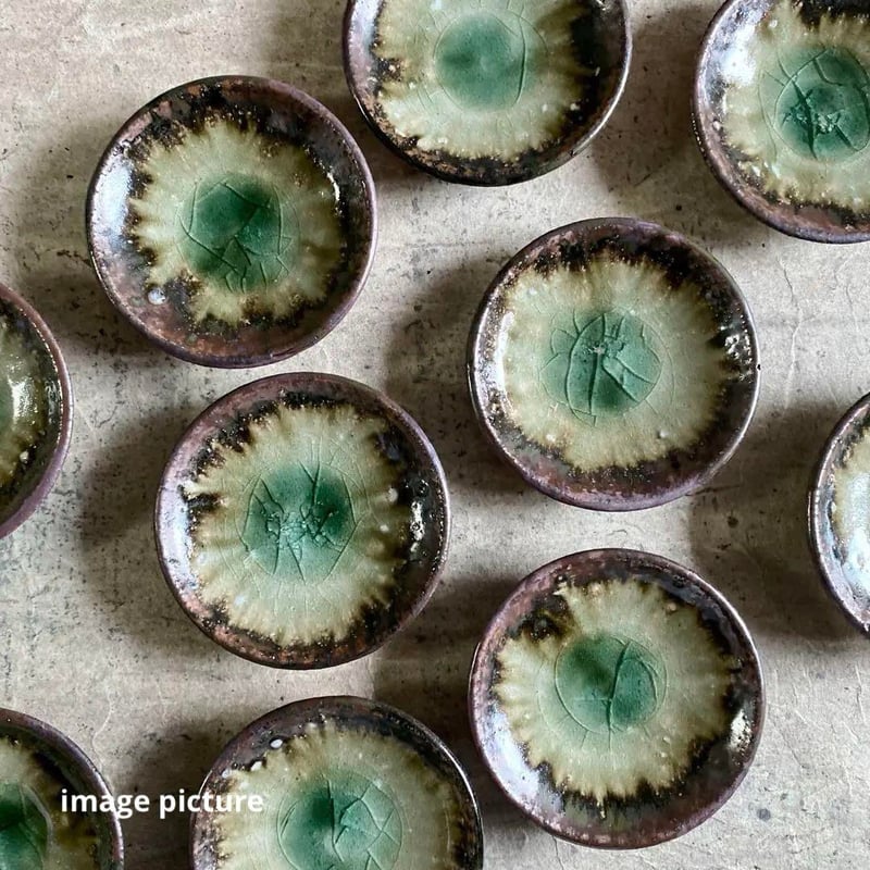 益子焼 古賀賢二 灰釉豆皿 | MatsuBokkuri