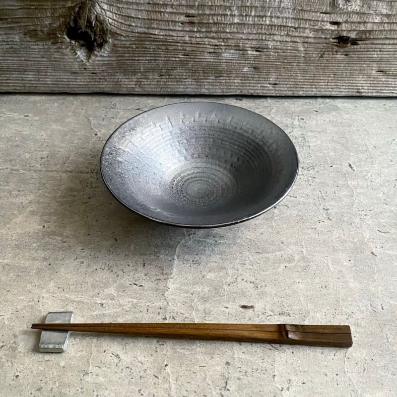 有田焼 陶悦窯 晶銀塗り5.5寸反鉢 | MatsuBokkuri