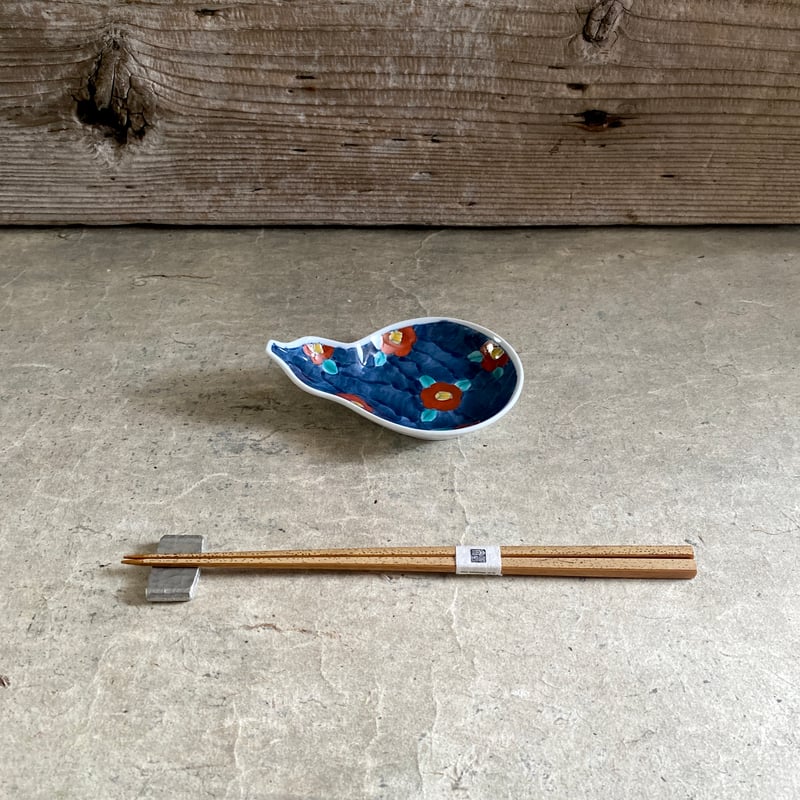 伊万里焼 徳七窯 濃椿ひさご皿 | MatsuBokkuri