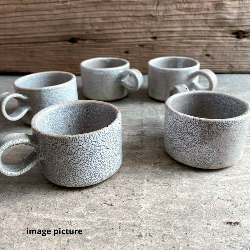 美濃焼 兵山窯 錆かいらぎ珈琲碗 | MatsuBokkuri