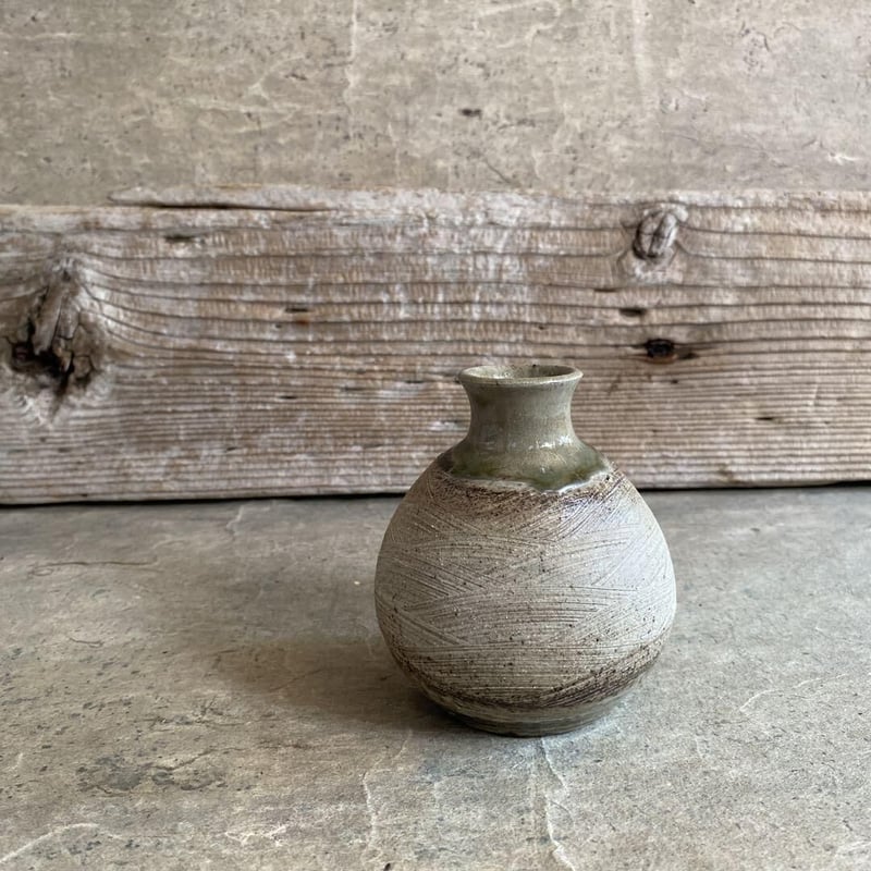 益子焼 刷毛目一合徳利 | MatsuBokkuri