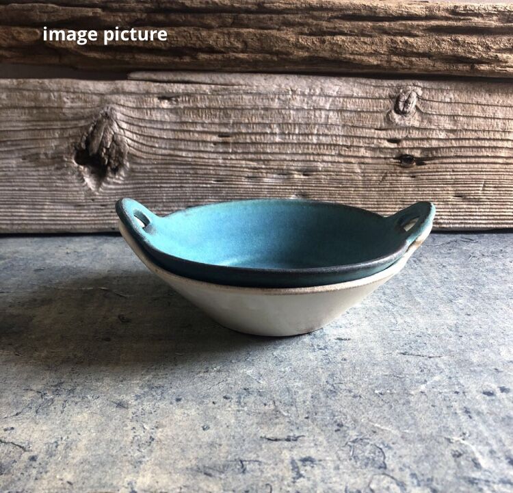 益子焼 Kinari手付朝顔鉢 | MatsuBokkuri