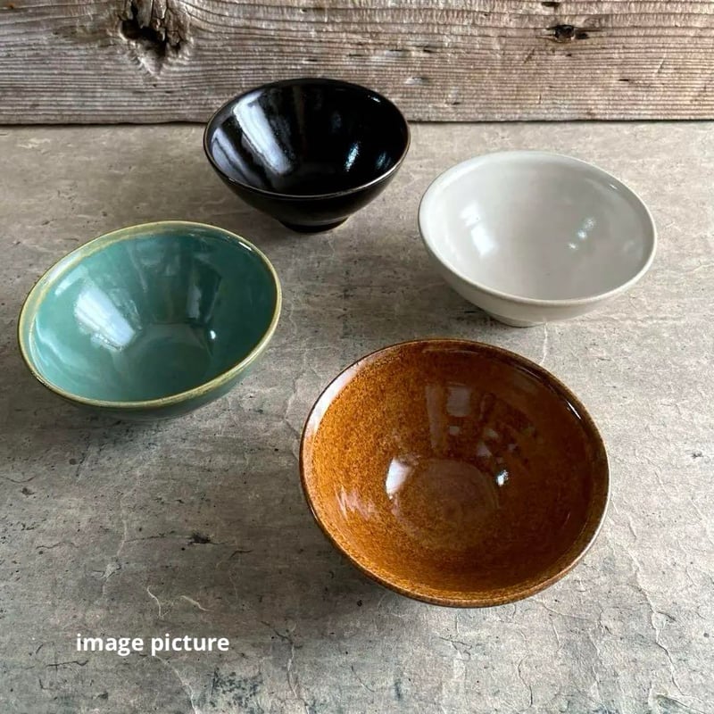 益子焼 黒柿釉 飯碗 | MatsuBokkuri
