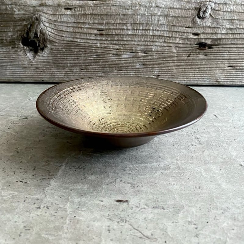 有田焼 陶悦窯 晶金塗り5.5寸反鉢 | MatsuBokkuri