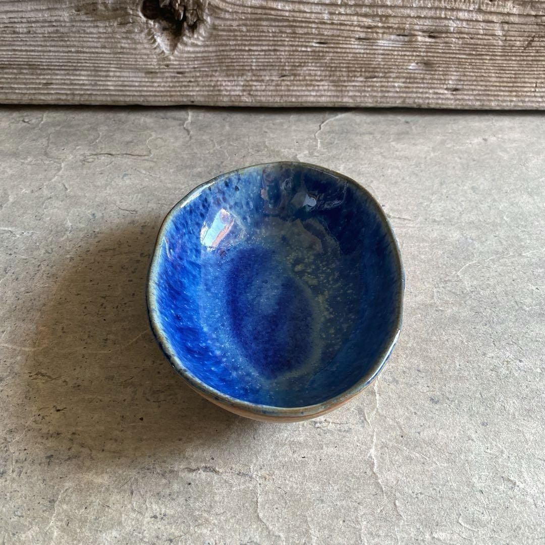 湯呑み 青色グラデーション 陶器 益子焼　陶芸家　作陶家　#え fit=scale-down,w=1200