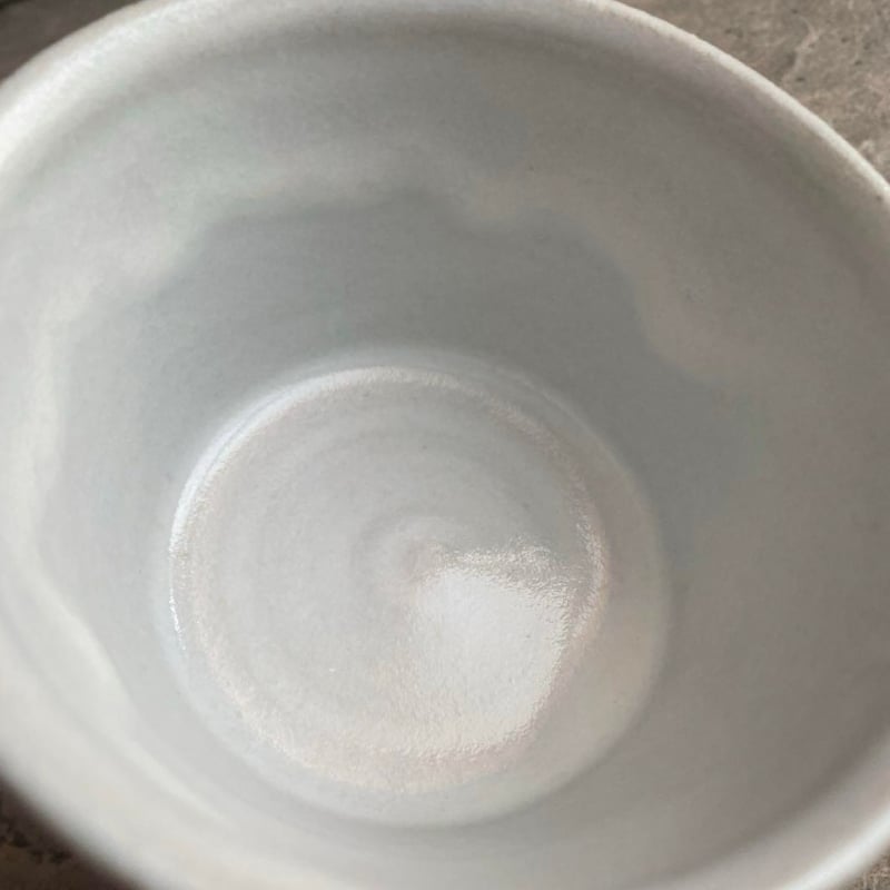 益子焼 白糠釉蕎麦猪口 | MatsuBokkuri