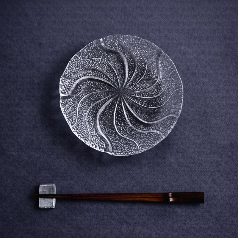 和硝子 八拡銘々皿 | MatsuBokkuri