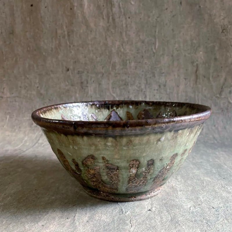 益子焼 古賀賢二 灰釉丼（大） | MatsuBokkuri