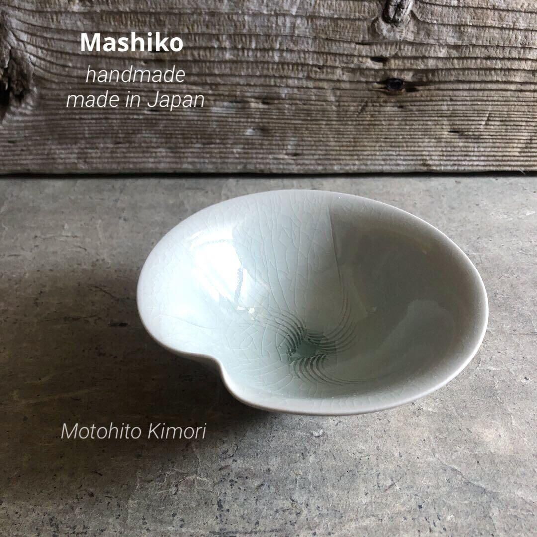 益子焼 木森基人 一方押し櫛目鉢 | MatsuBokkuri