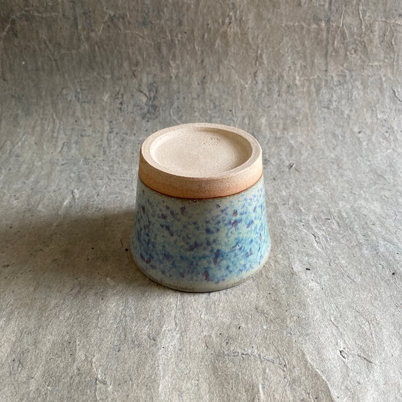 益子焼　糠白釉青掛流蕎麦猪口 fit=scale-down,w=1200