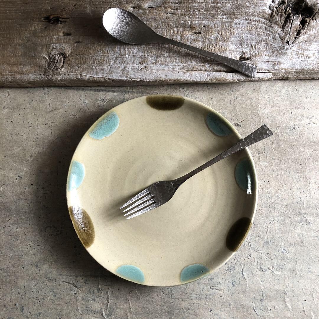 益子焼「丸皿（イラボ）４寸～７寸」３枚組【 送料確認用出品 】 益子焼「丸皿（イラボ）4寸～7寸」3枚組【 送料確認用出品 】