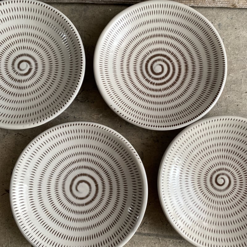 小石原焼 早川窯元 とびかんな5寸皿 | MatsuBokkuri