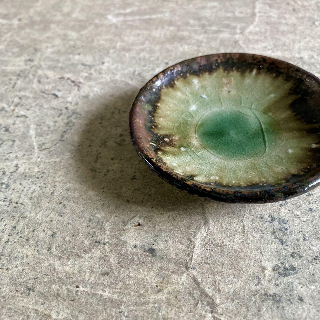 益子焼 古賀賢二 灰釉豆皿 | MatsuBokkuri