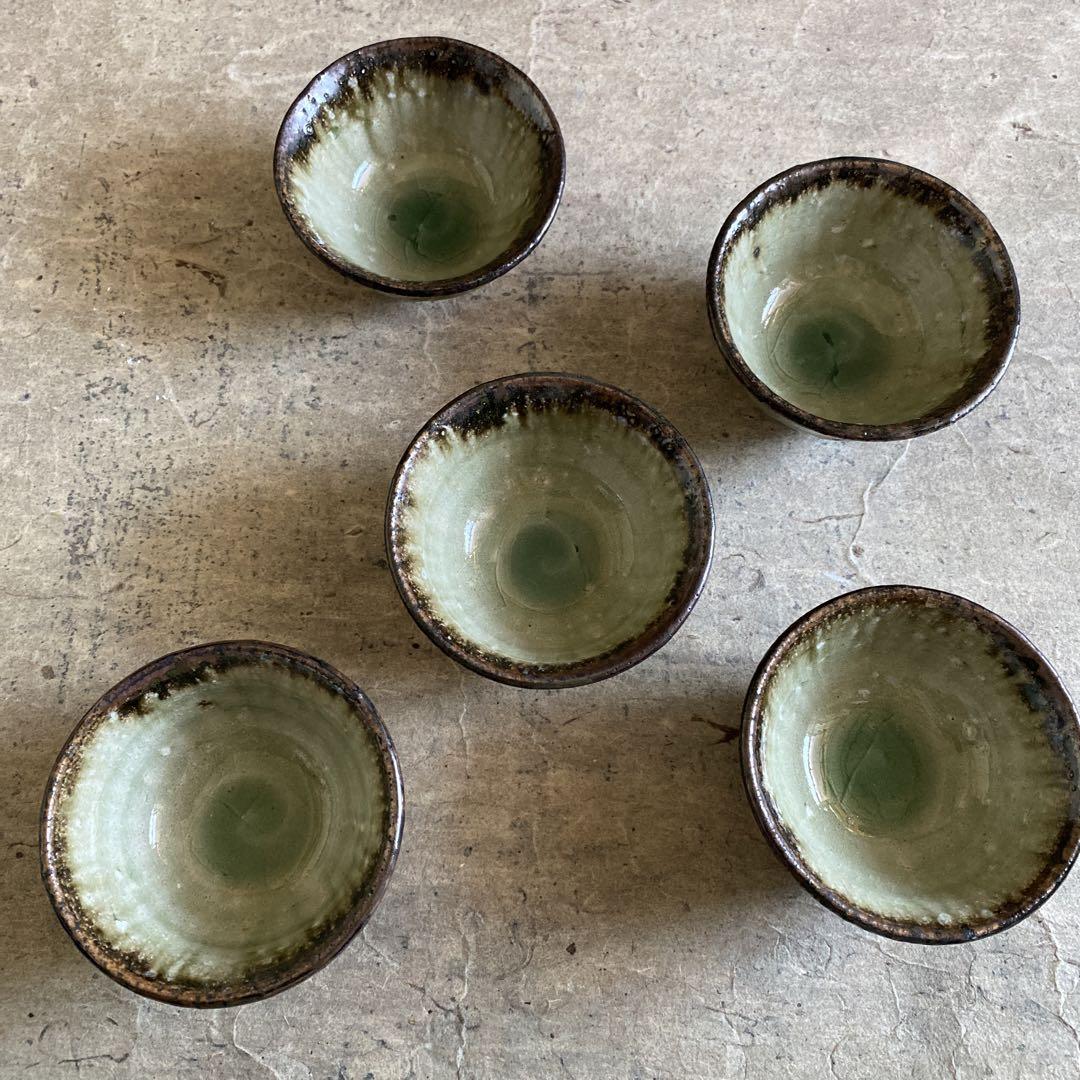 益子焼 古賀賢二 灰釉盃 | MatsuBokkuri