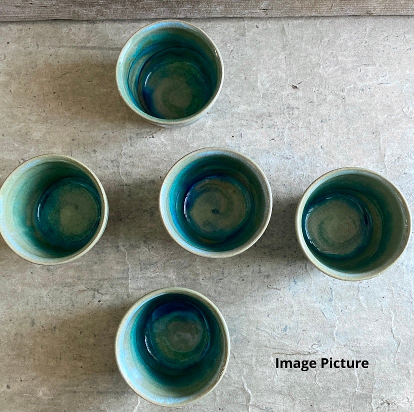 益子焼 トルコ硝子釉 蕎麦猪口 | MatsuBokkuri