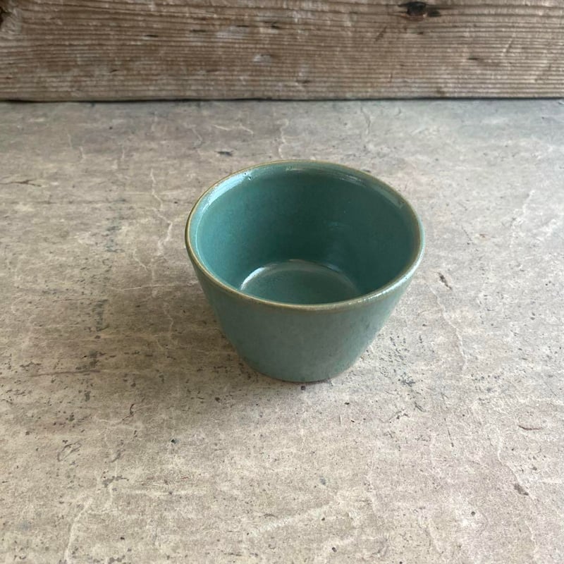 益子焼 青磁釉蕎麦猪口 | MatsuBokkuri