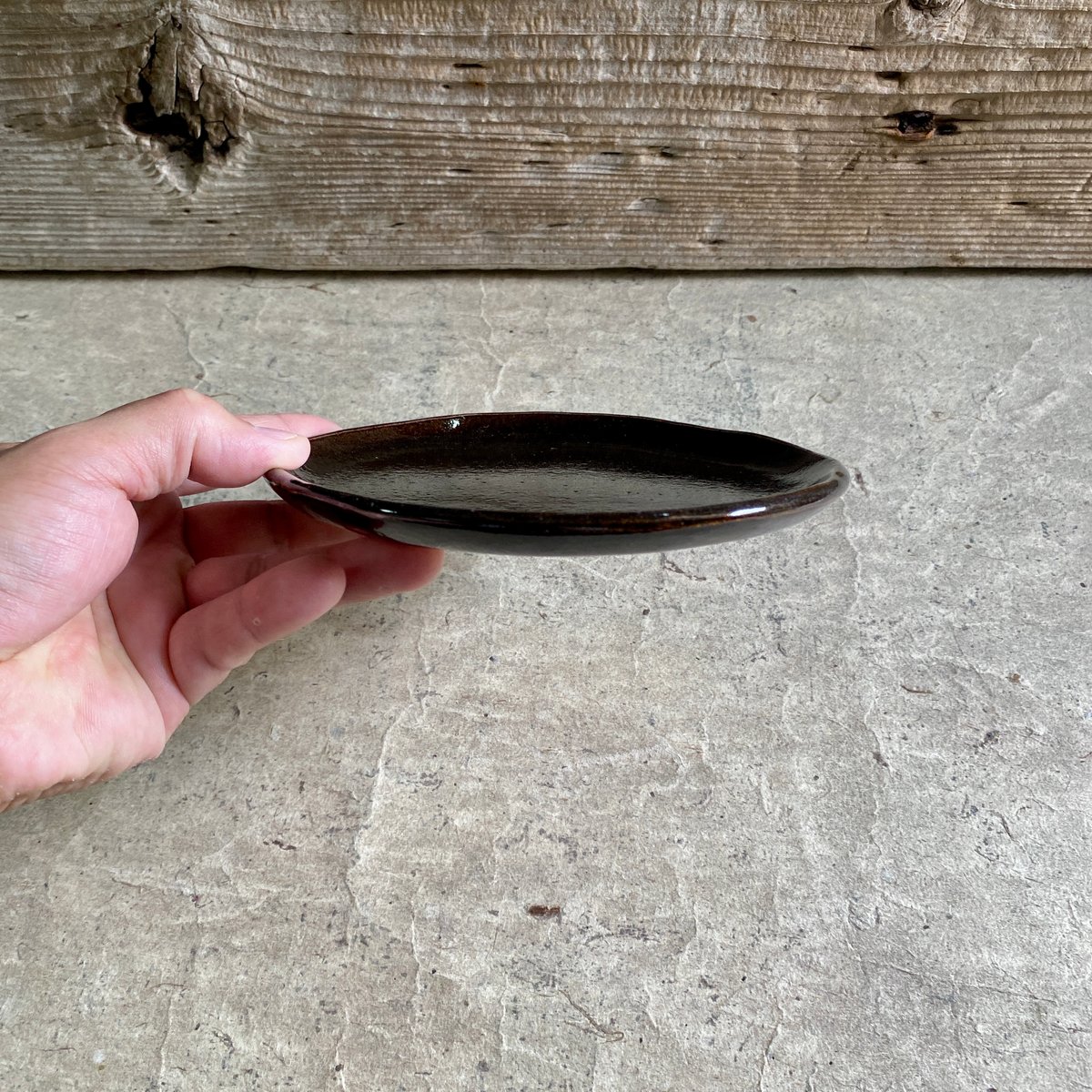 益子焼　柿釉小鉢5客揃い 益子焼 柿釉小鉢5客揃い