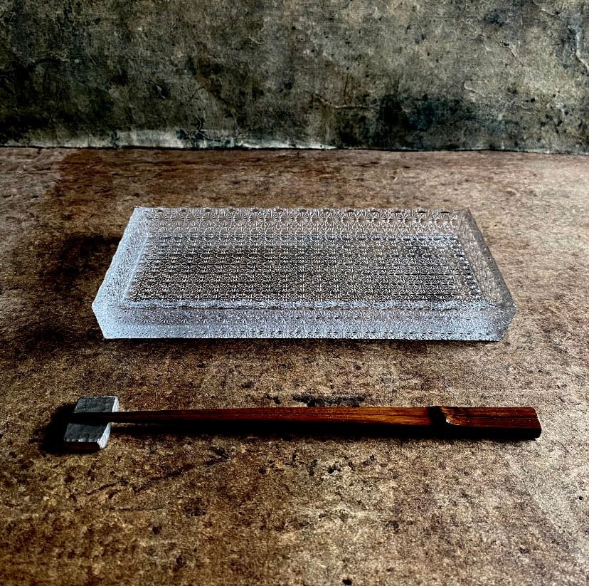 和硝子 淑雅長角皿 | MatsuBokkuri