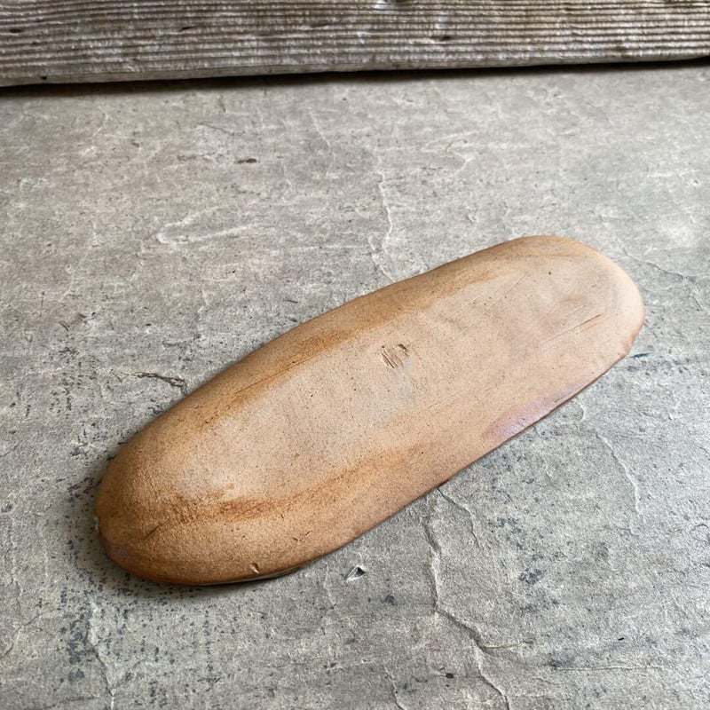 益子焼 台付き皿 70002128.jpg