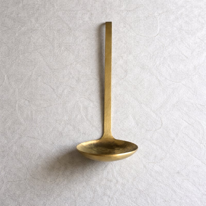 新潟燕 真鍮槌目入手打ちお玉（穴無し） | MatsuBokkuri