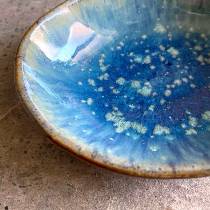 益子焼 結晶釉たまご鉢（小） | MatsuBokkuri