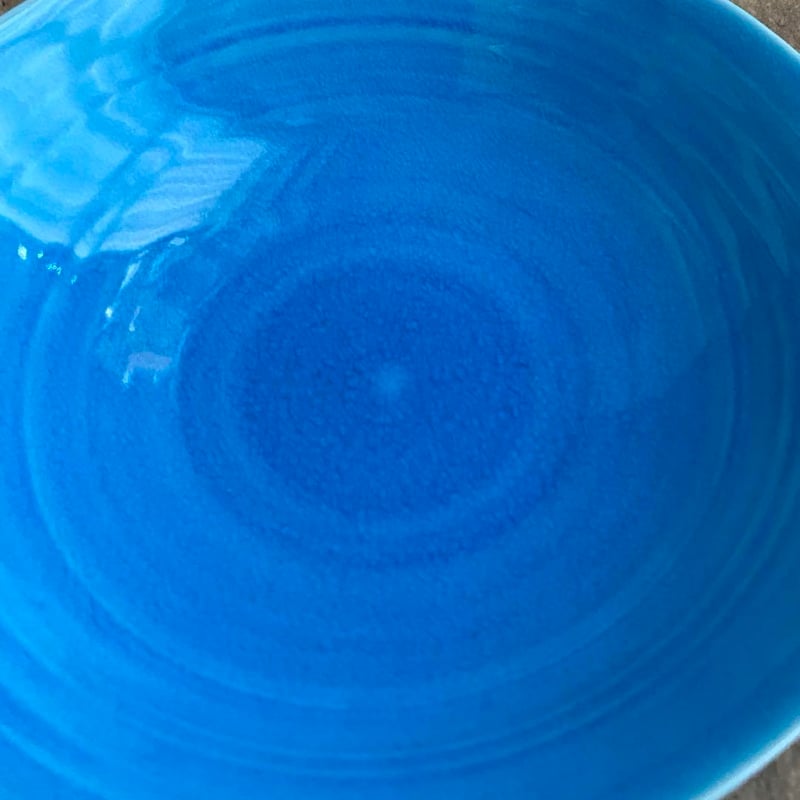 波佐見焼 康創窯 青交趾 なぶり多用鉢 | MatsuBokkuri