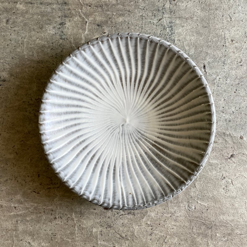 小石原焼 早川窯元 刷毛目6寸皿 | MatsuBokkuri