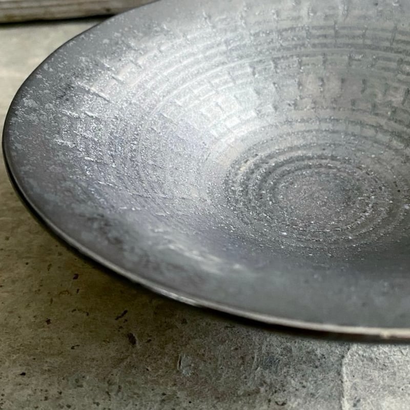 有田焼 陶悦窯 晶銀塗り5.5寸反鉢 | MatsuBokkuri
