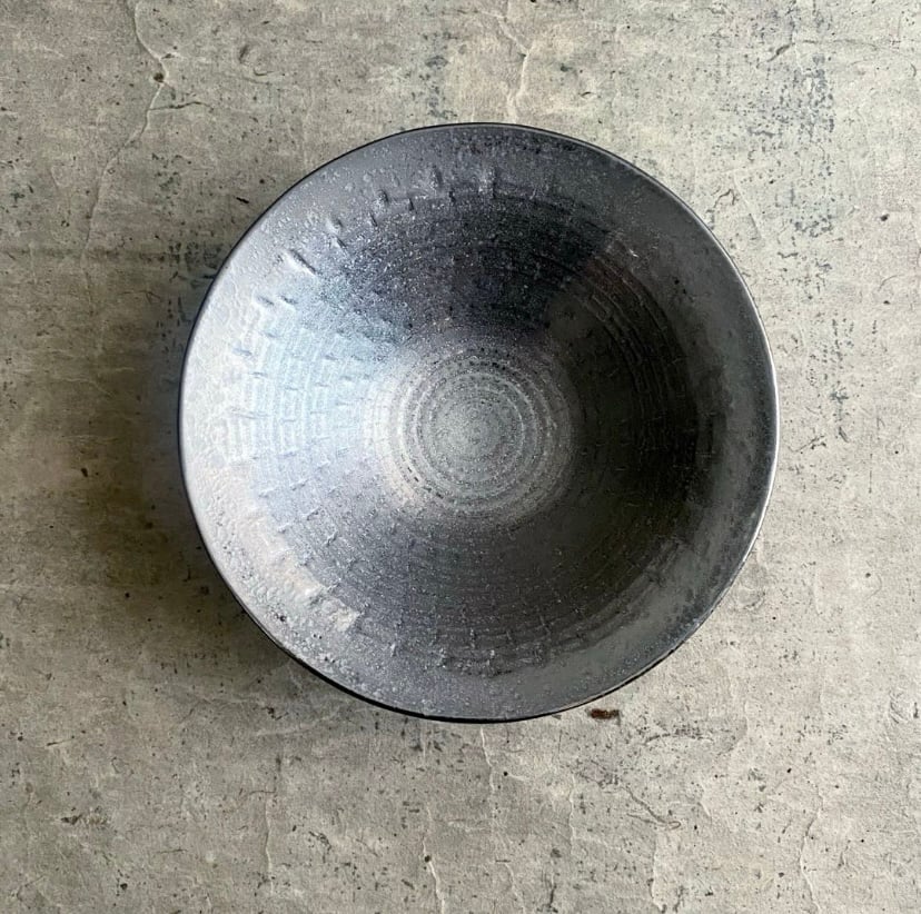 有田焼 陶悦窯 晶銀塗り5.5寸反鉢 | MatsuBokkuri