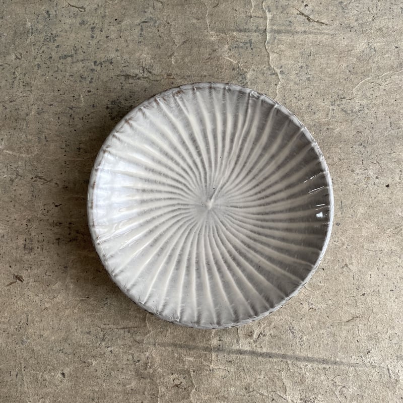 小石原焼 早川窯元 刷毛目5寸皿 | MatsuBokkuri