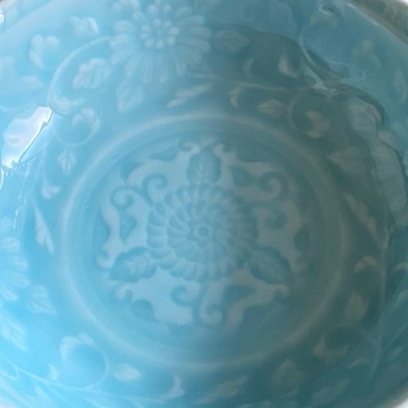 268）✿有田焼☆真光窯☆青磁手造菓子鉢☆ 破魔オマケ付き☆ 2026年
