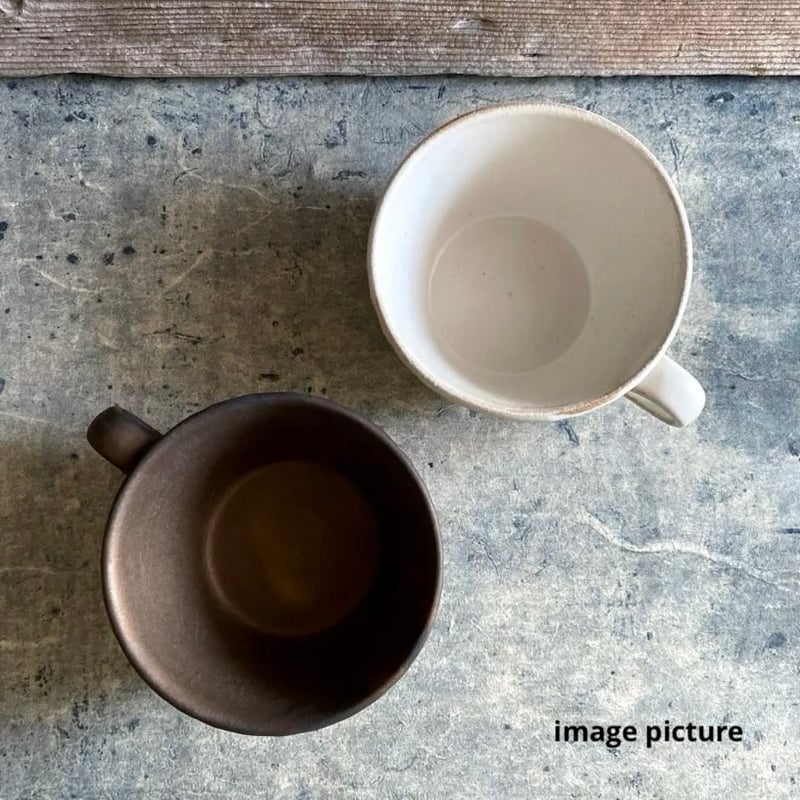 益子焼 kinariしのぎスープカップ | MatsuBokkuri