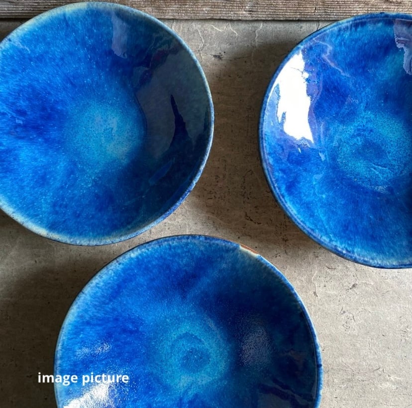 益子焼 鉢 益子焼 青釉盛鉢 | MatsuBokkuri