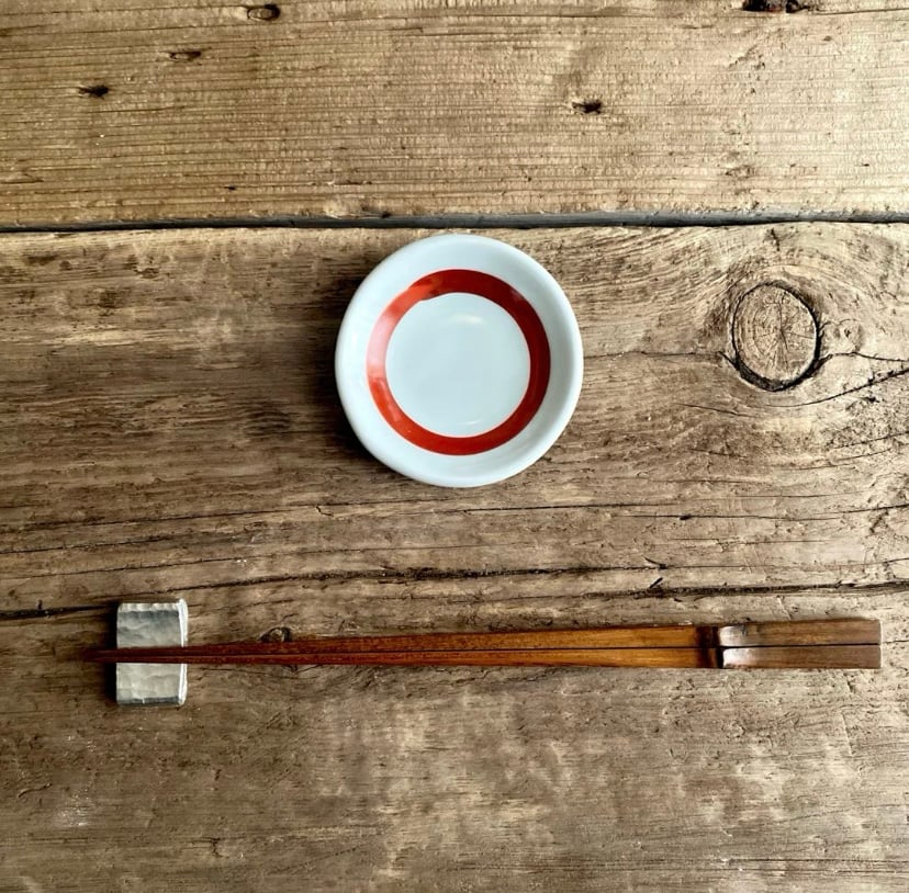 🔶SALE🔶 波佐見焼 康創窯 豆皿 お手塩皿（錦一筆） | MatsuBokkuri