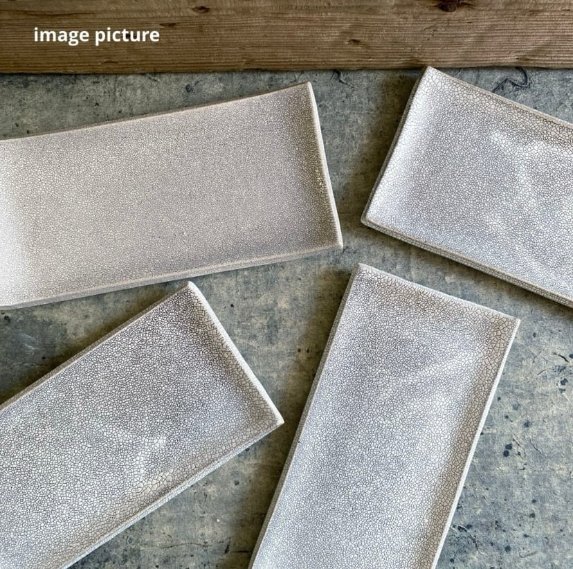 美濃焼 兵山窯 錆かいらぎ長角皿（大） | MatsuBokkuri