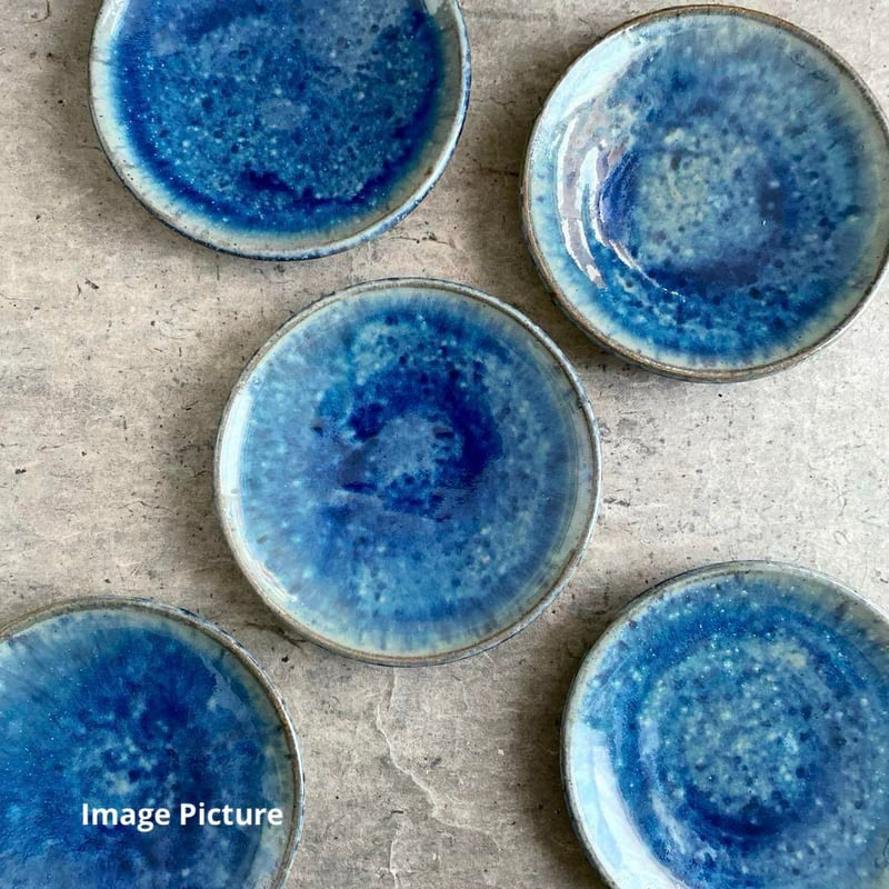 益子焼　皿 益子焼 二彩5寸丸皿 | MatsuBokkuri