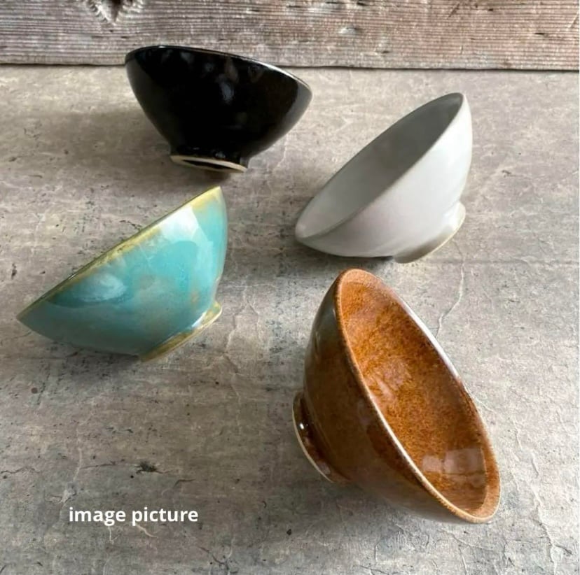 益子焼 白糠釉 飯碗 | MatsuBokkuri